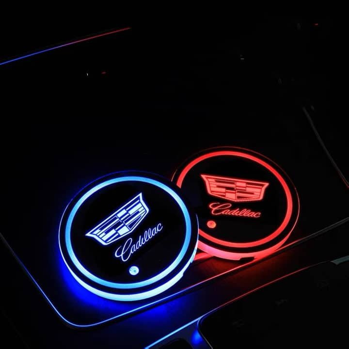 LED Cadillac Cup Holder Lights