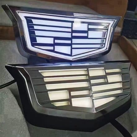 Light Up Cadillac Grill Emblem For Xt Cadillac Accessory