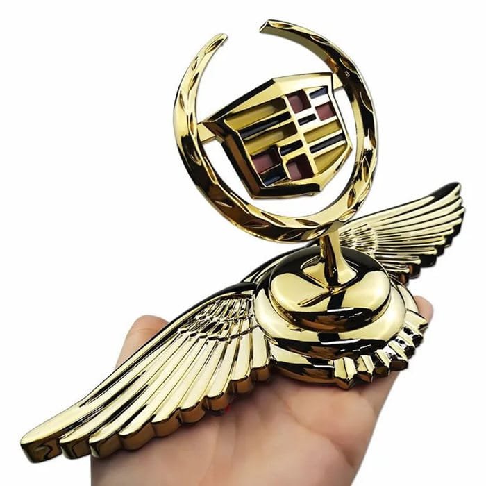 cadillac gold emblem