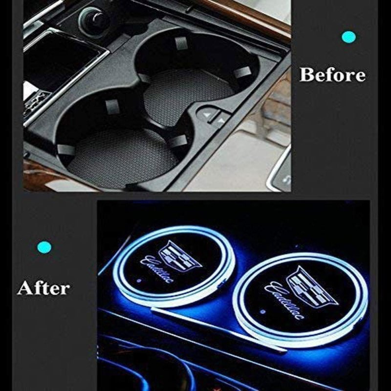 LED Cadillac Cup Holder Lights