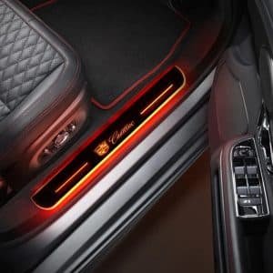 cadillac led door sill lights