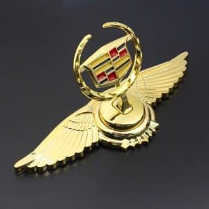 cadillac gold emblem