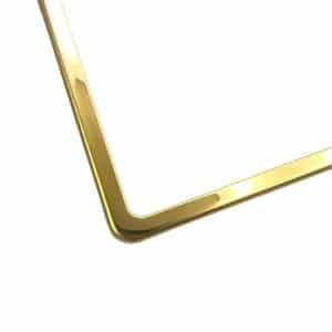 gold Cadillac license plate frames