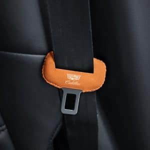 Cadillac seat belt buckle cover